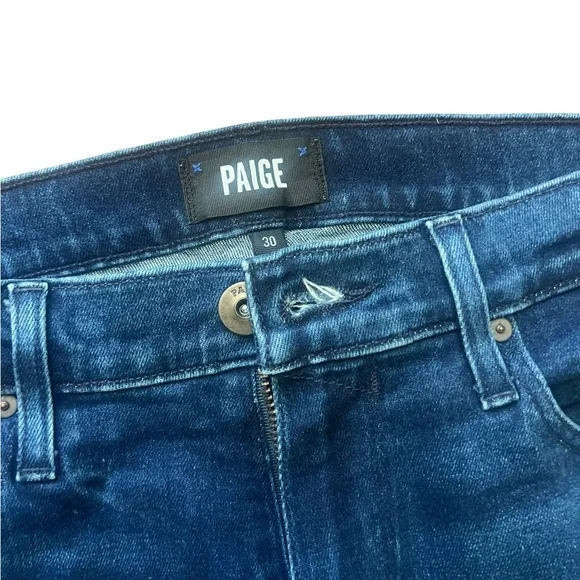 PAIGE Men's Straight Blue Jeans
